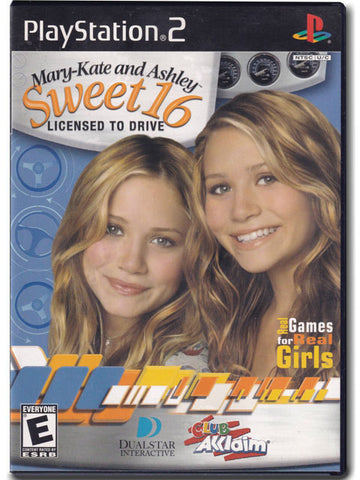 Mary-Kate And Ashley Sweet 16 Licensed To Drive PS2 PlayStation 2 Video Game