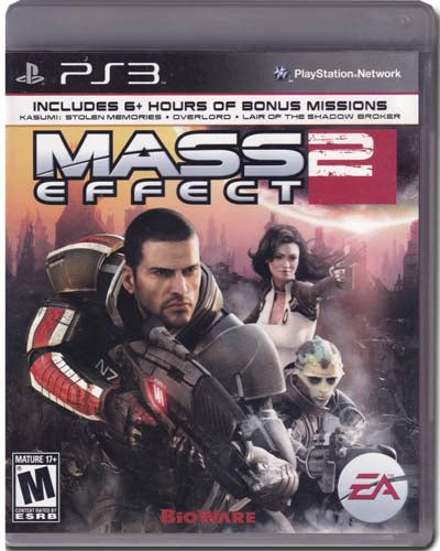 Mass Effect 2 Playstation 3 PS3 Video Game