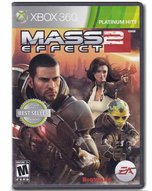 Mass Effect 2 Platinum Hits Edition Xbox 360 Video Game 014633159820