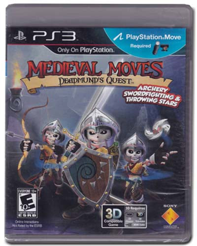 Medieval Moves Deadmund's Quest Playstation 3 PS3 Video Game