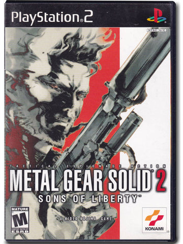 Metal Gear Solid 2 Sons Of Liberty PlayStation 2 PS2 Video Game