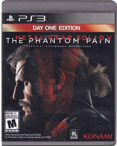 Metal Gear Solid The Phantom Pain Playstation 3 PS3 Video Game 083717202769