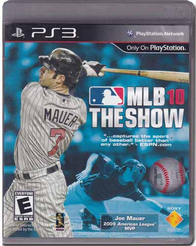 MLB 10 The Show Playstation 3 PS3 Video Game