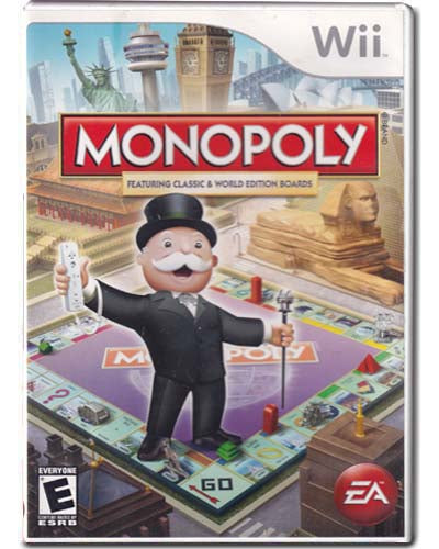 Monopoly Nintendo Wii Video Game 014633190540