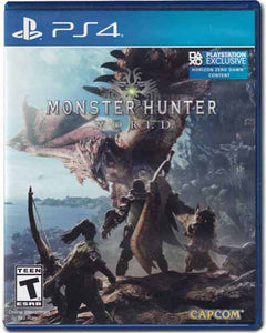 Monster Hunter World Playstation 4 PS4 Video Game 013388560424
