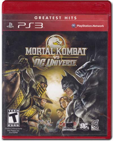 Mortal Kombat VS DC Universe Greatest Hits Edition Playstation 3 PS3 Video Game