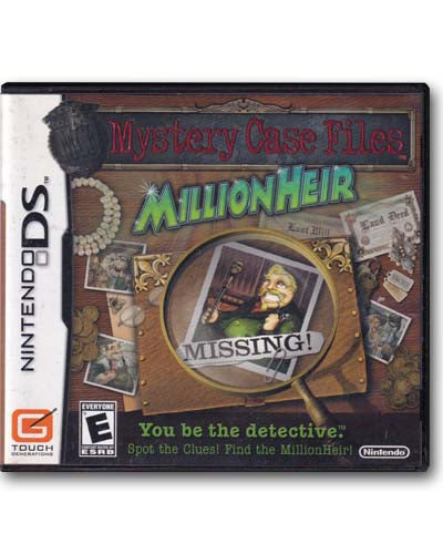 Mystery Case Files MillionHeir Nintendo DS Video Game