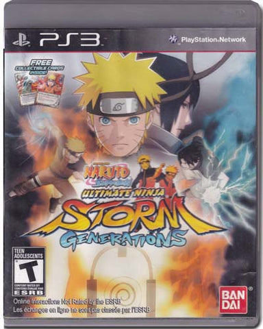 Naruto Shippuden Ultimate Ninja Storm Generations Playstation 3 PS3 Video Game