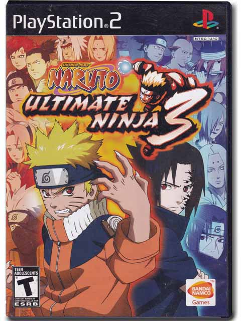 Naruto Ultimate Ninja 3 PlayStation 2 Video Game 722674100694