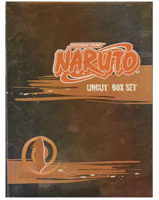 Naruto Uncut Gold Box Set Anime DVD Box Set 782009236153