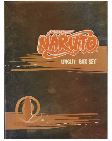 Naruto Uncut Gold Box Set Anime DVD Box Set 782009236153