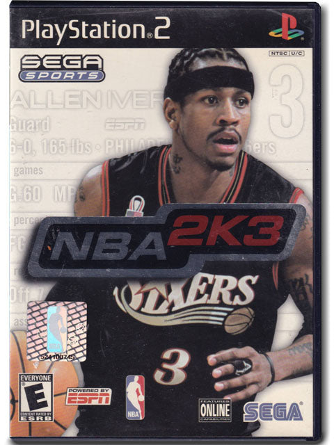 NBA 2K3 PlayStation 2 Video Game