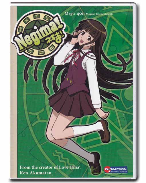 Negima! Magic 401 Magical Enchantments Anime DVD 704400077685