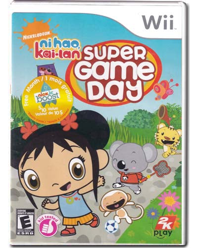 Ni Hao Kai Lan Super Game Day Nintendo Wii Video Game