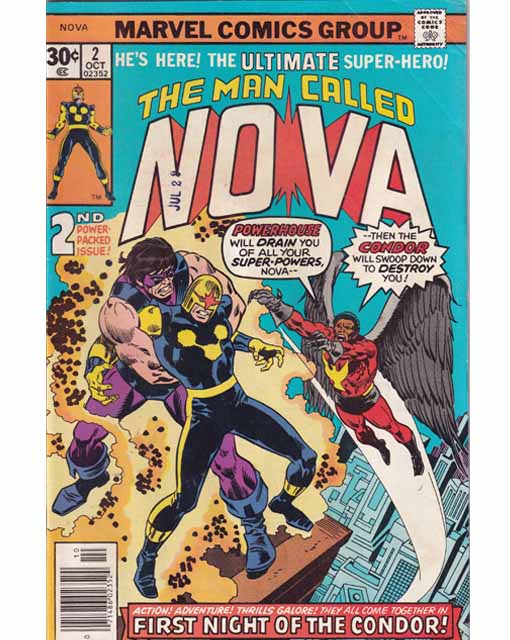 The Man Called Nova Issue 2 Marvel Comics Back Issues 071486023524