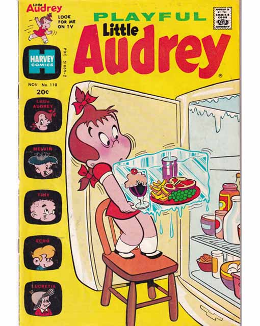 Playful Little Audrey Issue 110 Harvey Comics Back Issues