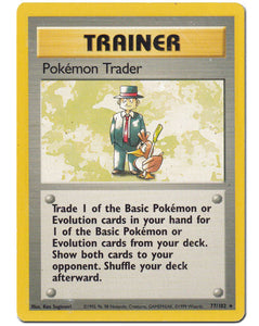 Pokemon Trader Trainer Base Set Card #77/102 Pokemon Trading Card