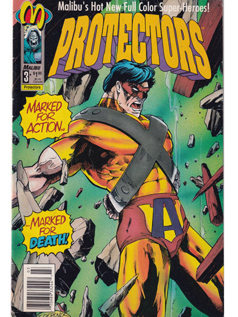 Protectors Issue 3 Malibu Comics Back Issue