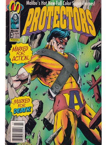 Protectors Issue 3 Malibu Comics Back Issue