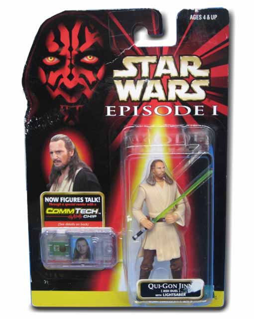 Qui-Gon Jin Jedi Duel Star Wars Episode 1 Action Figure 076281840727