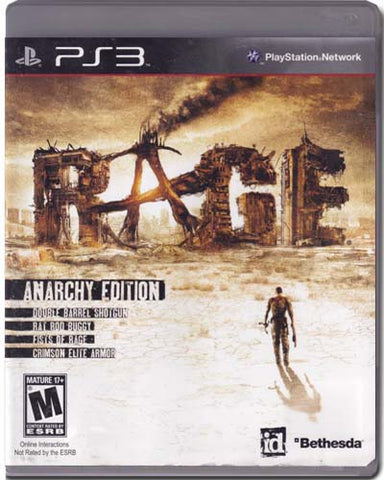 Rage Playstation 3 PS3 Video Game