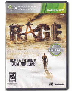 Rage Platinum Hits Edition Xbox 360 Video Game 093155117433