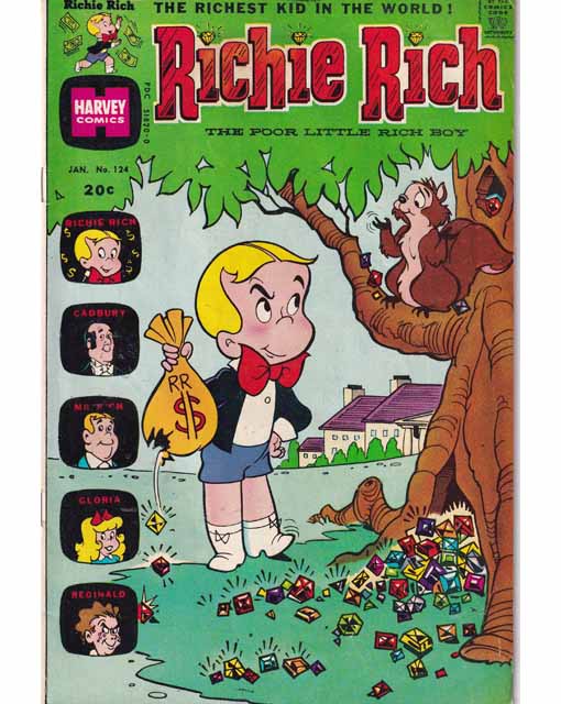 Richie Rich Issue 124 Harvey Comics Back Issues