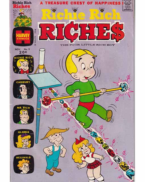 Richie Rich Riches Issue 9 Harvey Comics Back Issues
