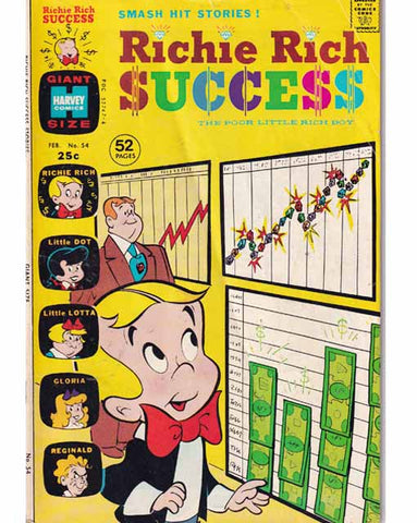 Richie Rich Success Issue 54 Harvey Comics Back Issues
