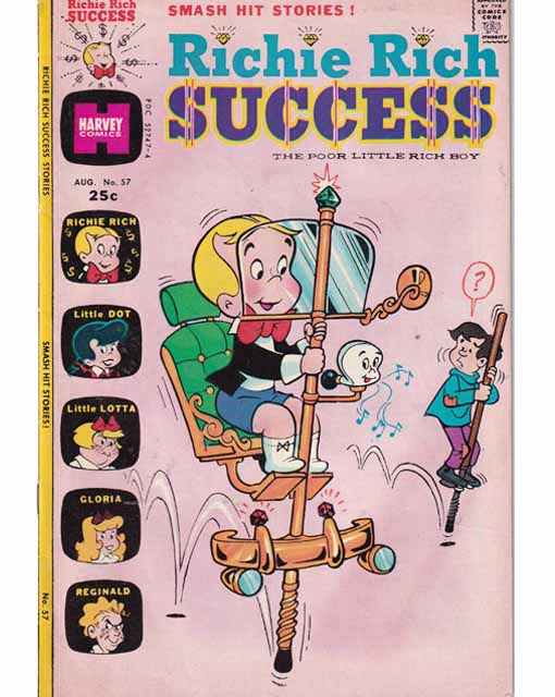 Richie Rich Success Issue 57 Harvey Comics Back Issues