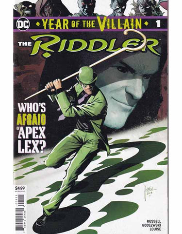 The Riddler Year Of The Villain Issue 1 DC Comics 761941364889