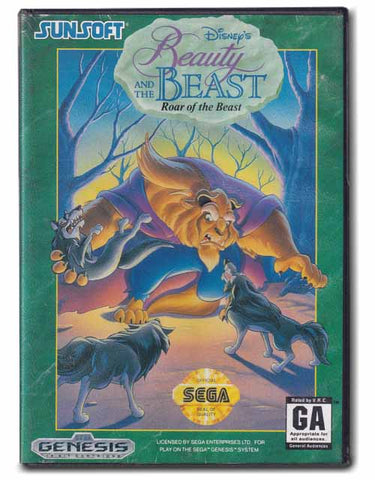 Roar Of The Beast With Case Sega Genesis Video Game Cartridge 020763113076