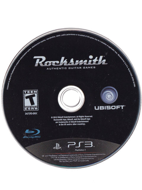 Rocksmith Loose Playstation 3 PS3 Video Game