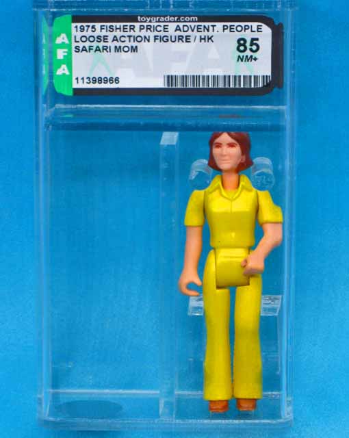 Safari Mom 1975 Fisher-Price Adventure People Loose Graded Action Figure