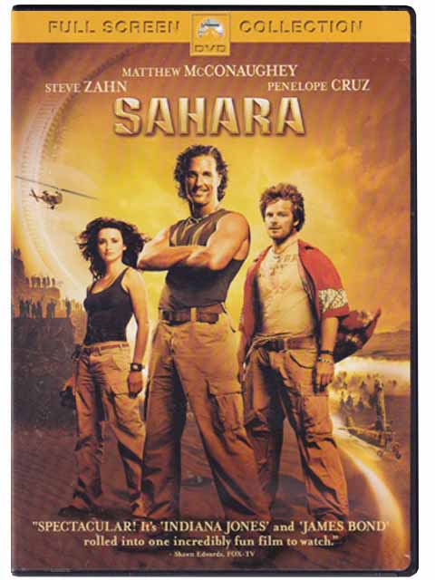 Sahara DVD Movie 097360513844