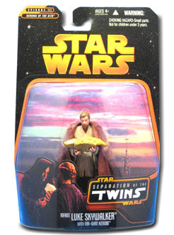 Infant Luke With Obi-Wan Kenobi Star Wars Separation Of The Twins Action Figure