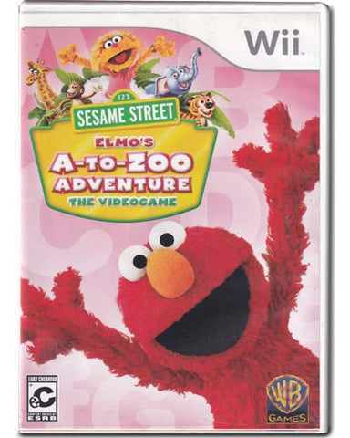 Sesame Street Elmo's A-To-Zoo Adventure Nintendo Wii Video Game