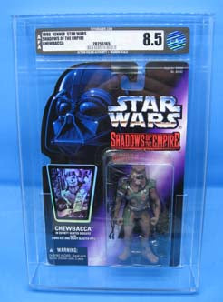 Chewbacca In Bounty Hunter Disguise Star Wars Shadow Of The Empire Graded Carded Action Figure