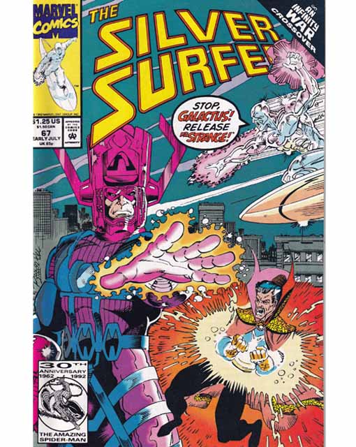 The Silver Surfer Issue 67 Vol 3 Marvel Comics Back Issues