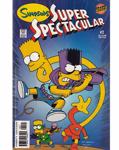 Simpsons Super Spectacular Issue 2 Bongo Comics Group Back Issues 798342028591