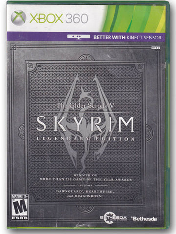 Skyrim The Elder Scrolls V Legendary Edition Xbox 360 Video Game 093155160019