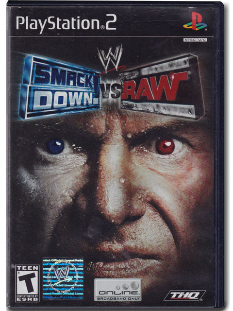 WWE Smack Down VS Raw PlayStation 2 PS2 Video Game