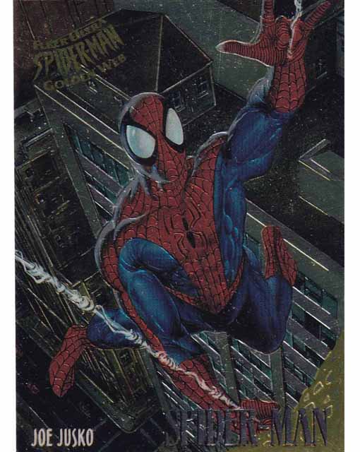 Spider-Man Limited Edition Card 7 Of 9 Ultra Spider-Man Golden Web Marvel 1995 Fleer Trading Card TCG
