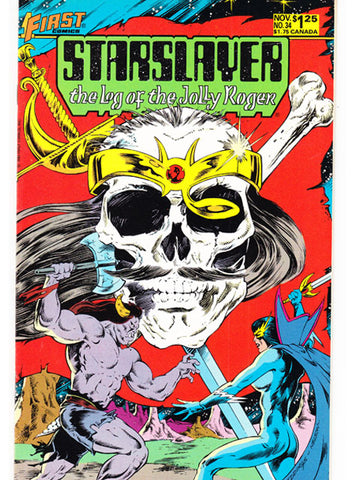 Starslayer Issue 34 First Comics Back Issues