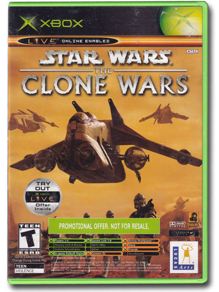 Star Wars The Clone Wars / Tetris Worlds XBOX Video Game Combo