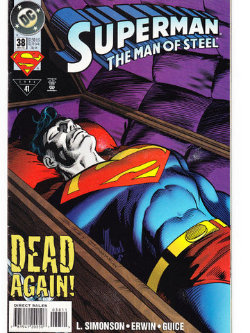 Superman The Man Of Steel Issue 38 DC Comics Back Issues