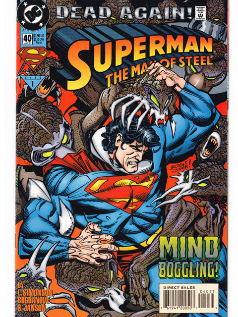 Superman The Man Of Steel Issue 40 DC Comics Back Issues