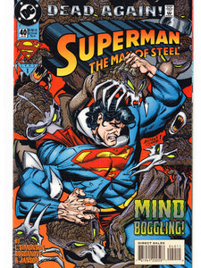 Superman The Man Of Steel Issue 40 DC Comics Back Issues