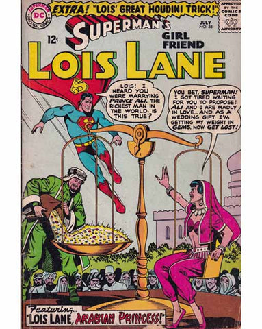 Superman's Girlfriend Lois Lane Issue 58 DC Comics 