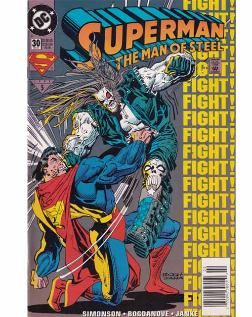 Superman The Man Of Steel Issue 30 Cover B DC Comics Back Issues 070992308019